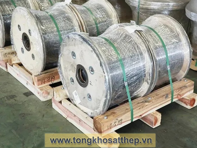 Dây Thép Carbon Mạ Kẽm Phi 3mm – tongkhosatthep.vn