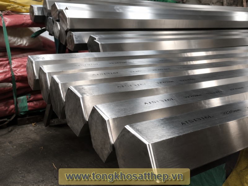 Inox lục giác đặc 304L