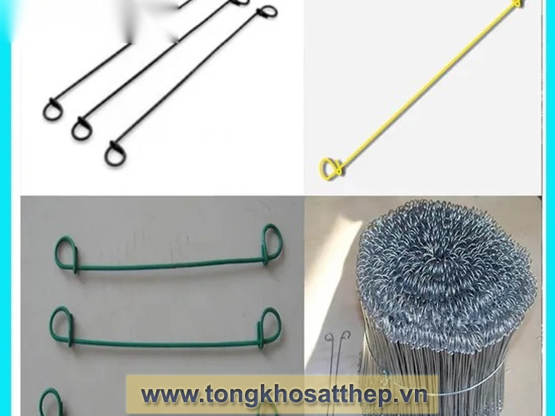 Kẽm Buộc Thép Uốn Sẵn Vòng Đôi – tongkhosatthep.vn gallery 1