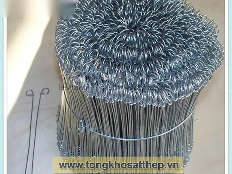 Kẽm Buộc Thép Uốn Sẵn Vòng Đôi – tongkhosatthep.vn gallery 3