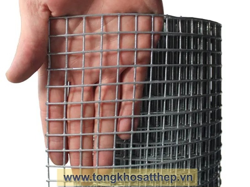 Lưới Thép Đan Bọc Nhựa PVC Ô 12x12mm – tongkhosatthep.vn gallery 1