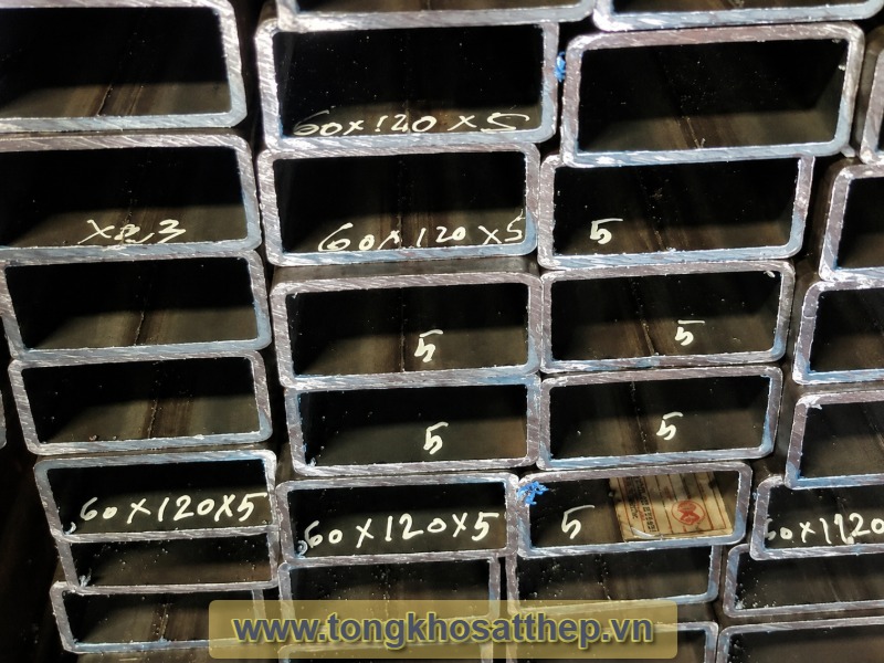 Ống thép hộp chữ nhật 60 x 120