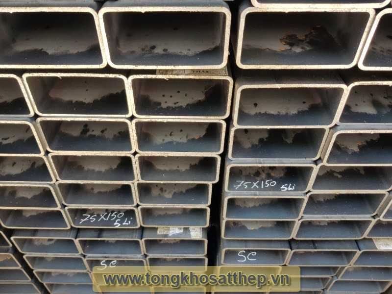 Ống thép hộp chữ nhật 75 x 150