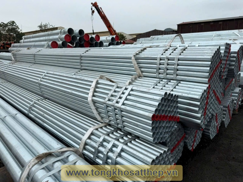 Ống thép mạ kẽm DN15 gallery 2