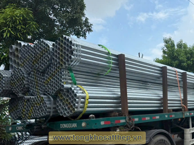 Ống thép mạ kẽm DN20 gallery 1