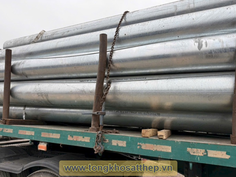 Ống thép mạ kẽm DN250 gallery 1