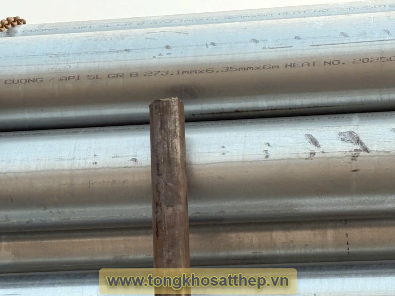 Ống thép mạ kẽm DN250 gallery 3