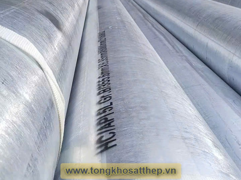 Ống thép mạ kẽm DN350
