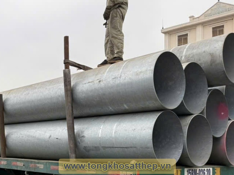 Ống thép mạ kẽm DN450 gallery 1
