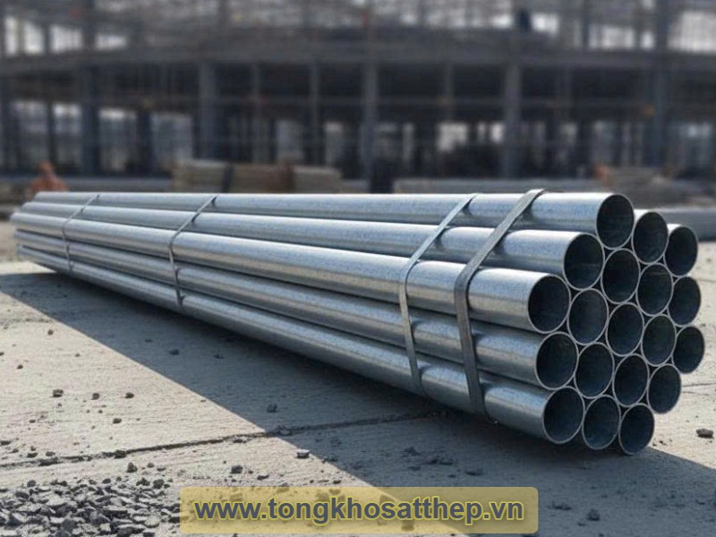 Ống thép mạ kẽm DN80 gallery 3